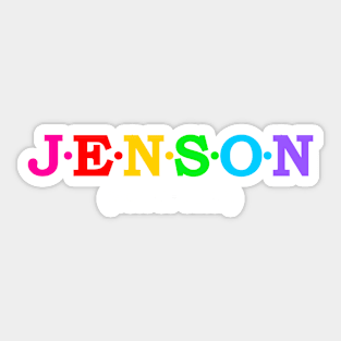 Jenson - Son of Jens. Sticker